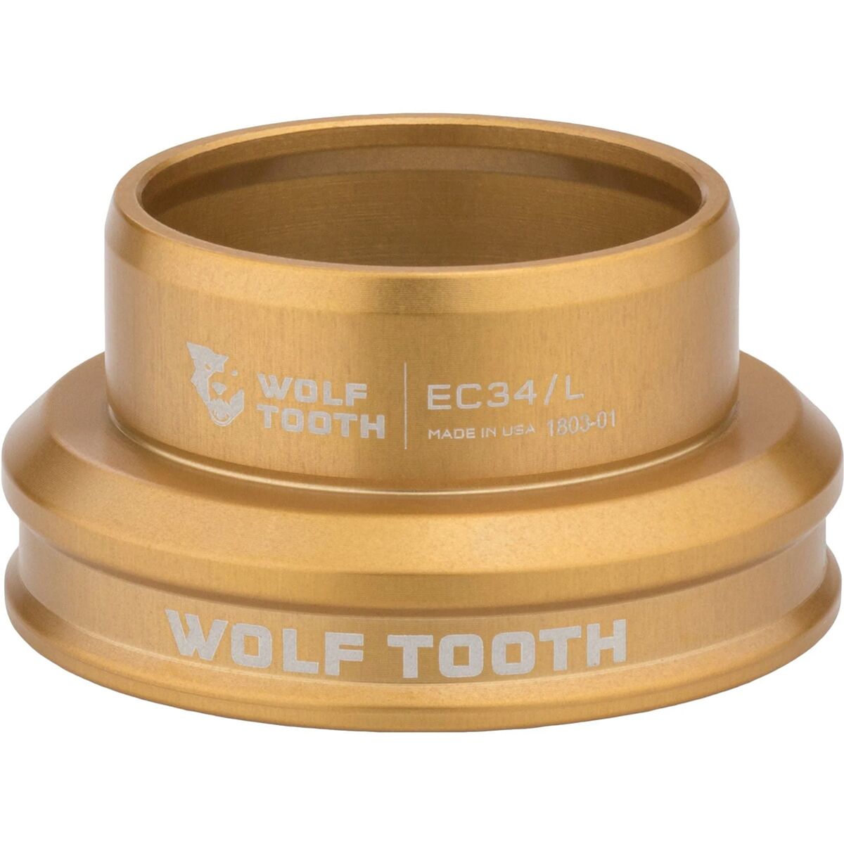 Wolf Tooth Components EC34/30 Premium Lower Headset Gold, EC34/30