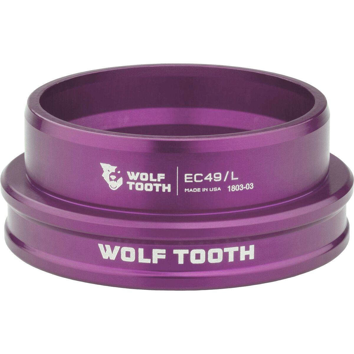Wolf Tooth Components EC49/40 Premium Lower Headset Purple, EC49/40