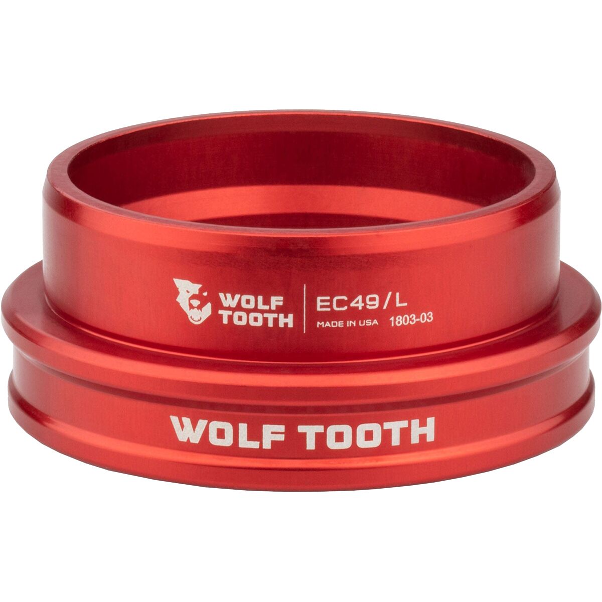 Wolf Tooth Components EC49/40 Premium Lower Headset Red, EC49/40