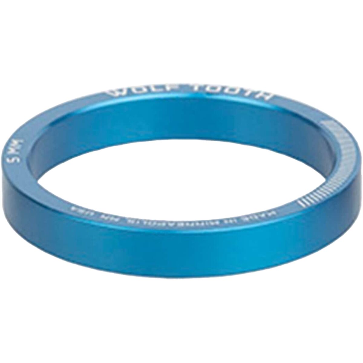 Wolf Tooth Components Headset Spacer Blue, 5mm
