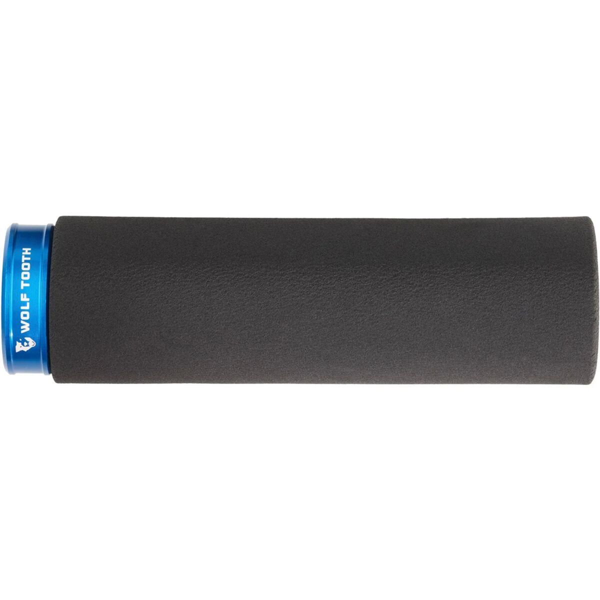 Wolf Tooth Components Lock-On Fat Paw Grip Black Grip w/ Blue Collar, One Size