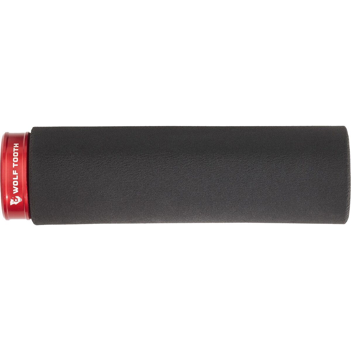 Wolf Tooth Components Lock-On Fat Paw Grip Black Grip w/ Red Collar, One Size