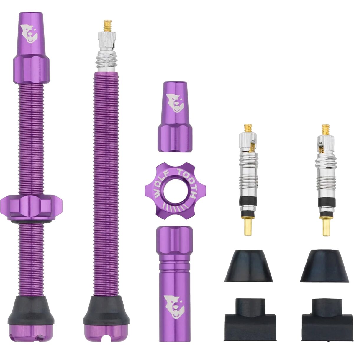Wolf Tooth Components Tubeless Valve Stems Purple, 44mm
