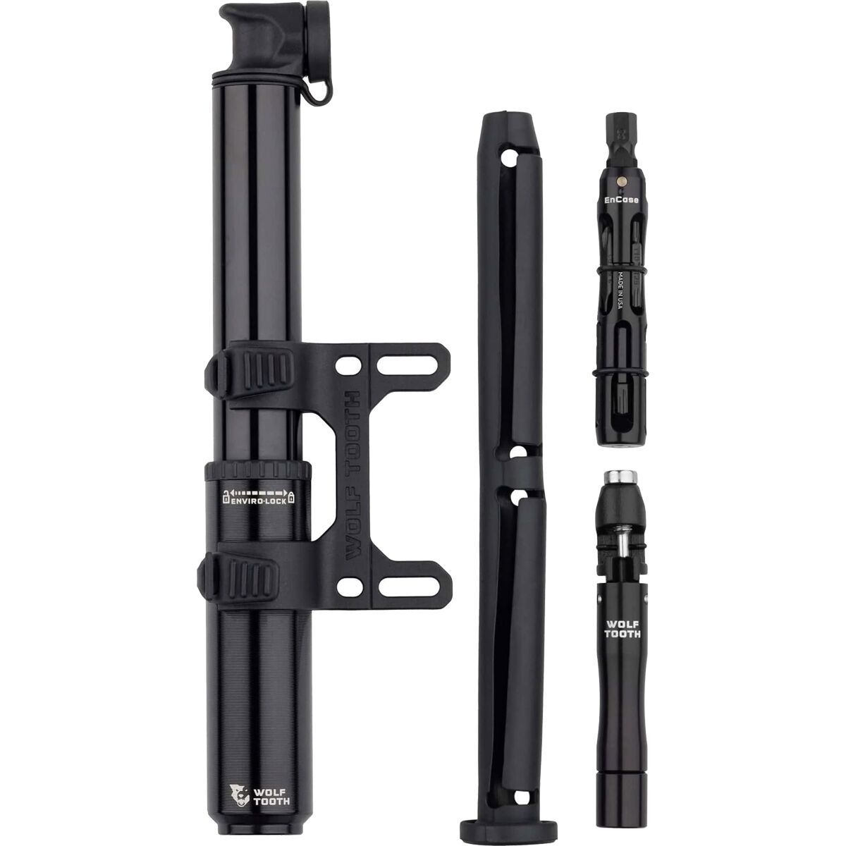 Wolf Tooth Components Wolf Tooth Components EnCase Pump 85 Kit Tubeless Tire Plug Tool, One Size