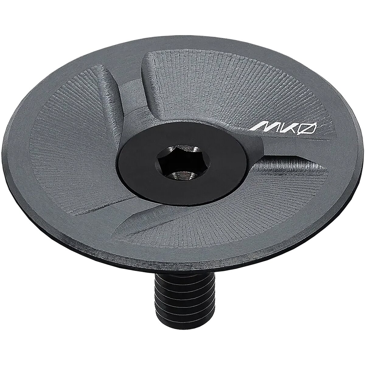 Wolf Tooth Components MK0 Low Profile Stem Cap Shadow Gray, One Size