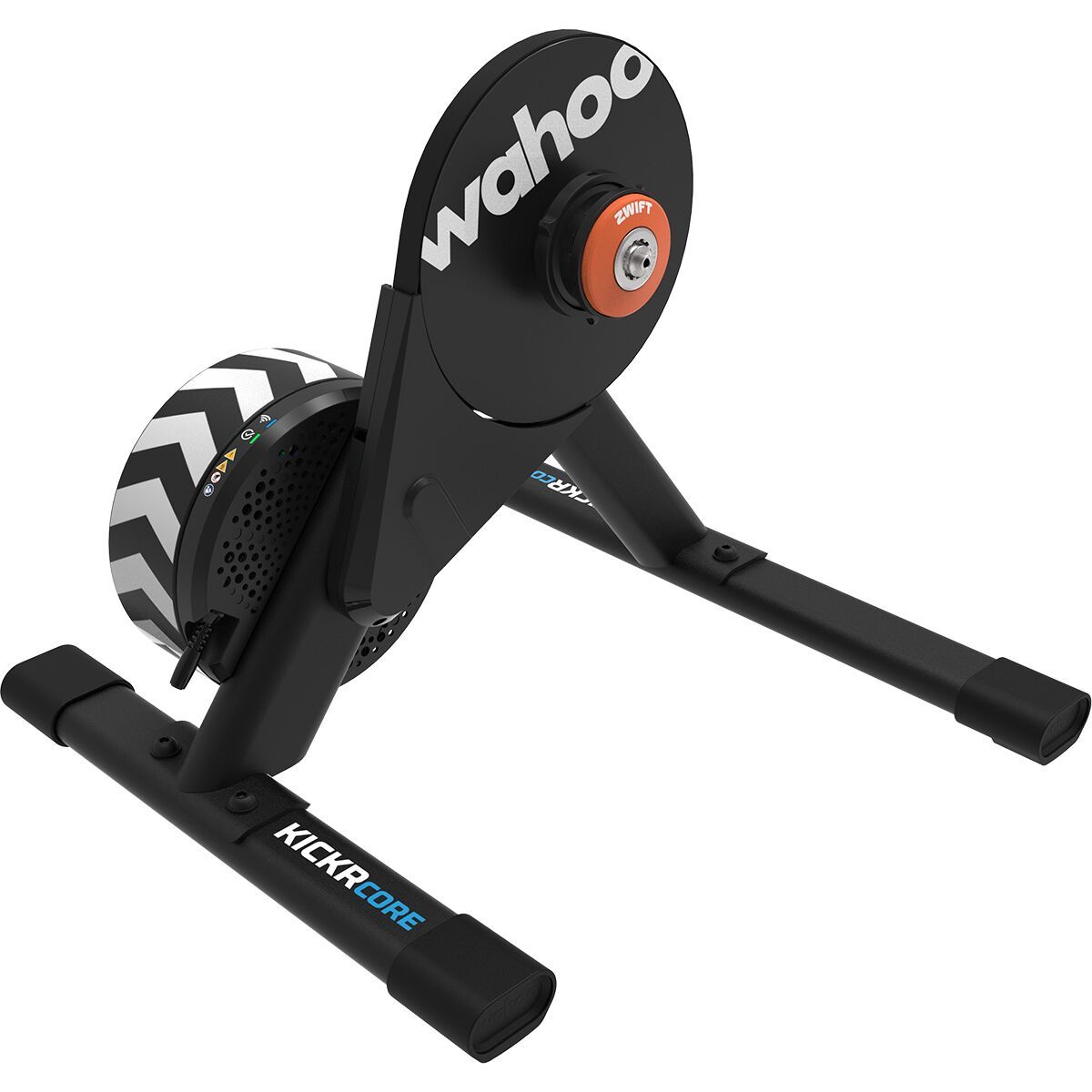 Wahoo Fitness KICKR CORE 2 Power Trainer with Zwift Cog And Click Black/Orange, One Size