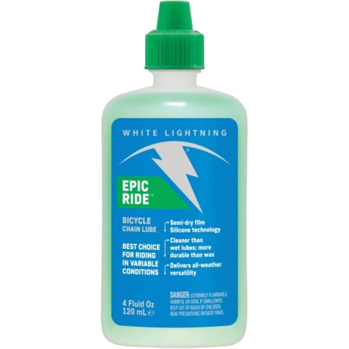 White Lightning White Lightning Epic Ride Chain Lube Drip, 4oz