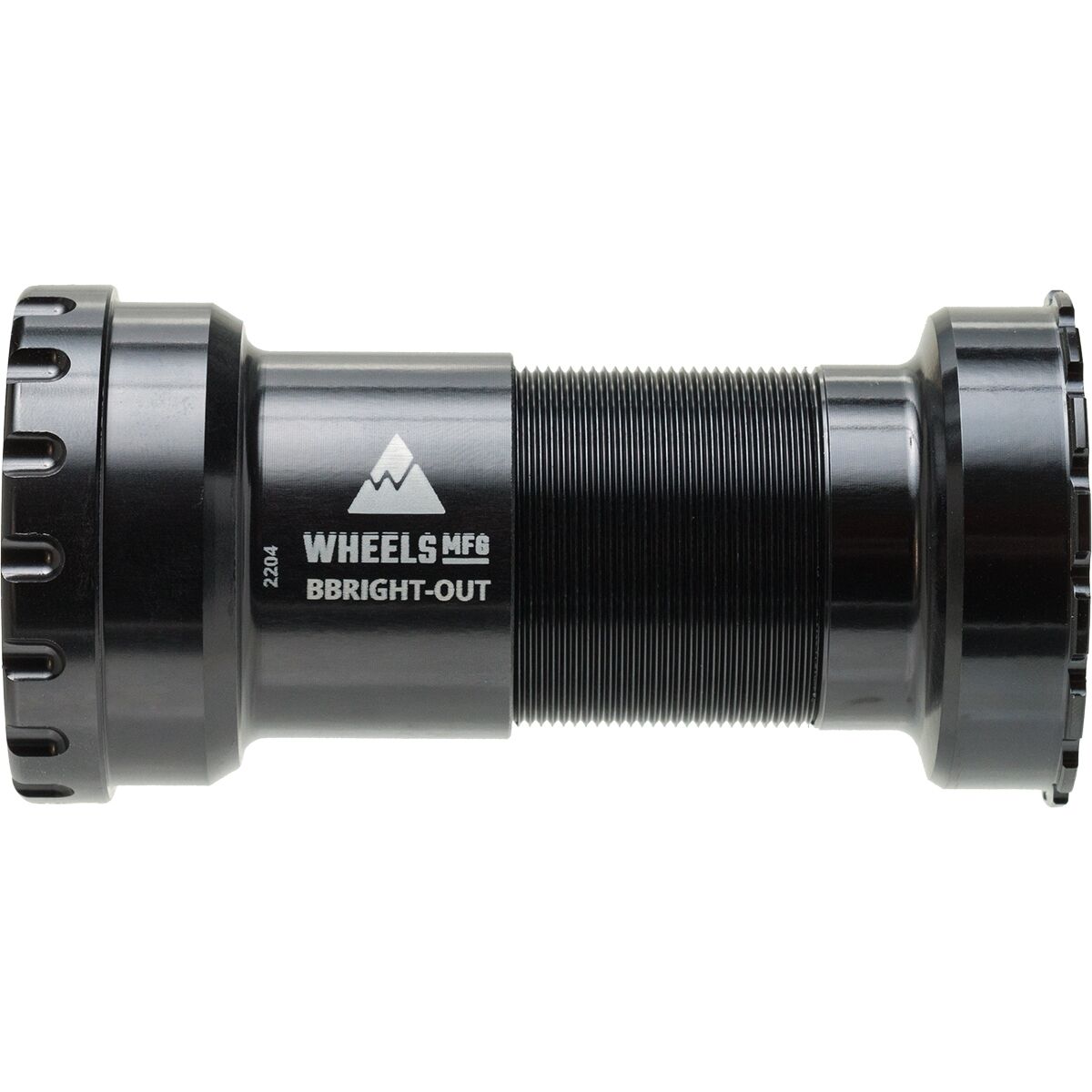 Wheels Mfg BBRight Thread Together Bottom Bracket - Angular Contact in Black - Size: 24mm/Shimano