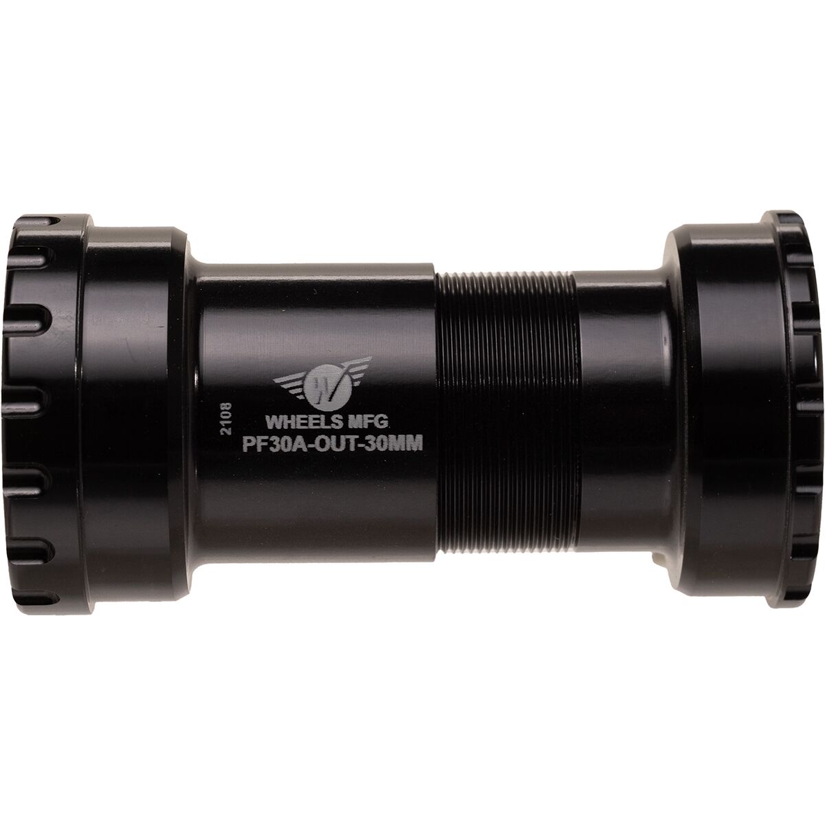 Wheels Mfg PF30A Thread Together Bottom Bracket - ABEC-3 in Black - Size: DUB