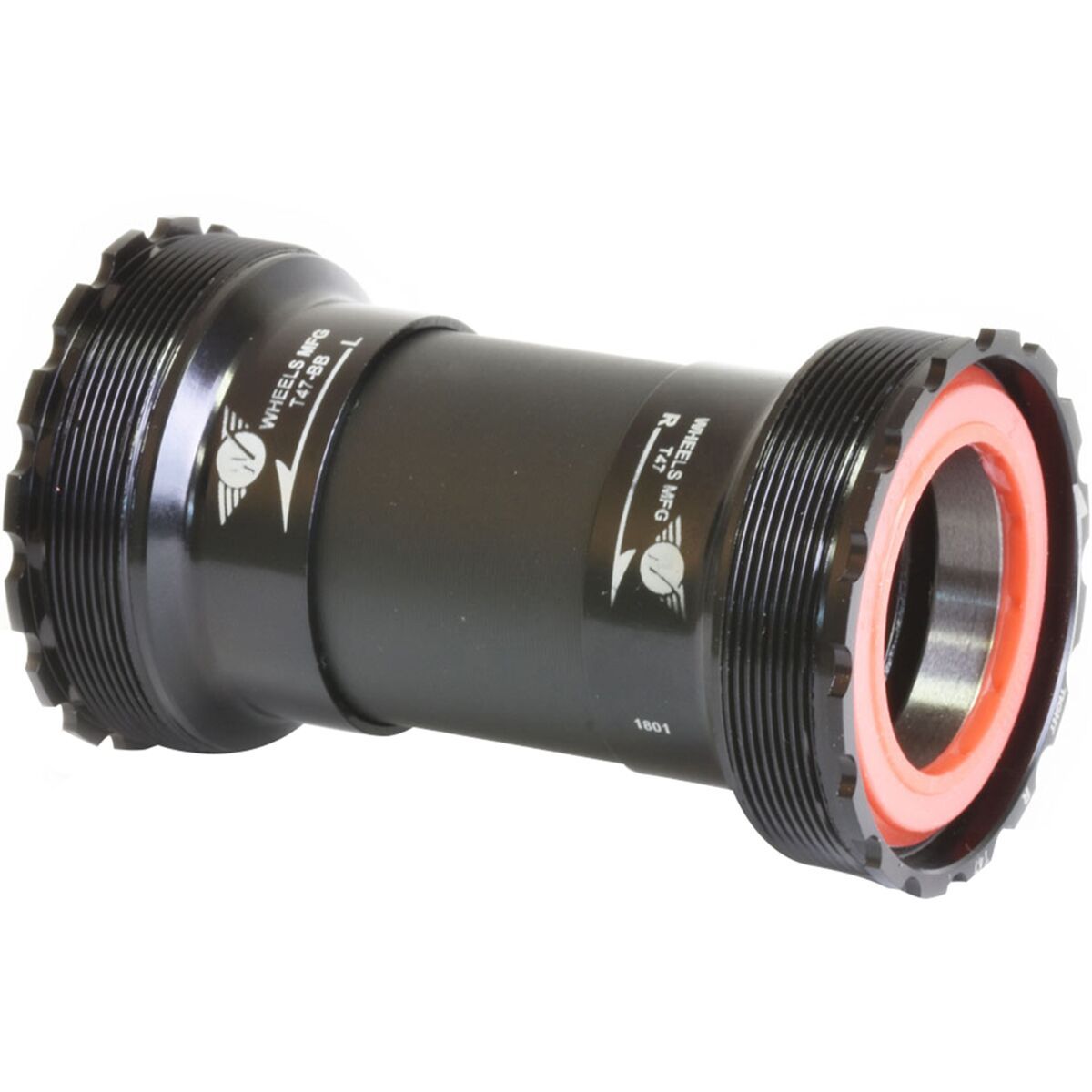 Wheels Mfg Wheels Mfg T47 Inboard Bottom Bracket - ABEC-3 Black, GXP