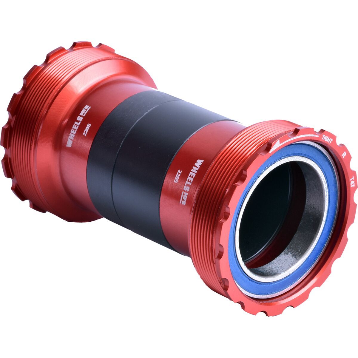 Wheels Mfg T47 Inboard Bottom Bracket - ABEC-3 Red, 30mm