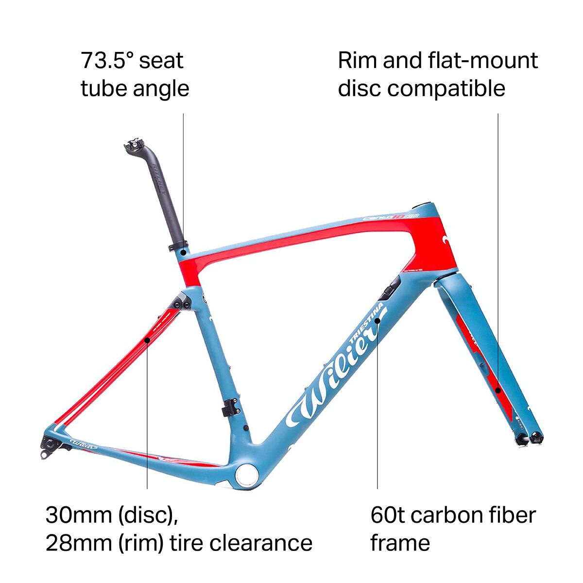 Wilier Wilier Cento10NDR Disc Brake Road Frameset