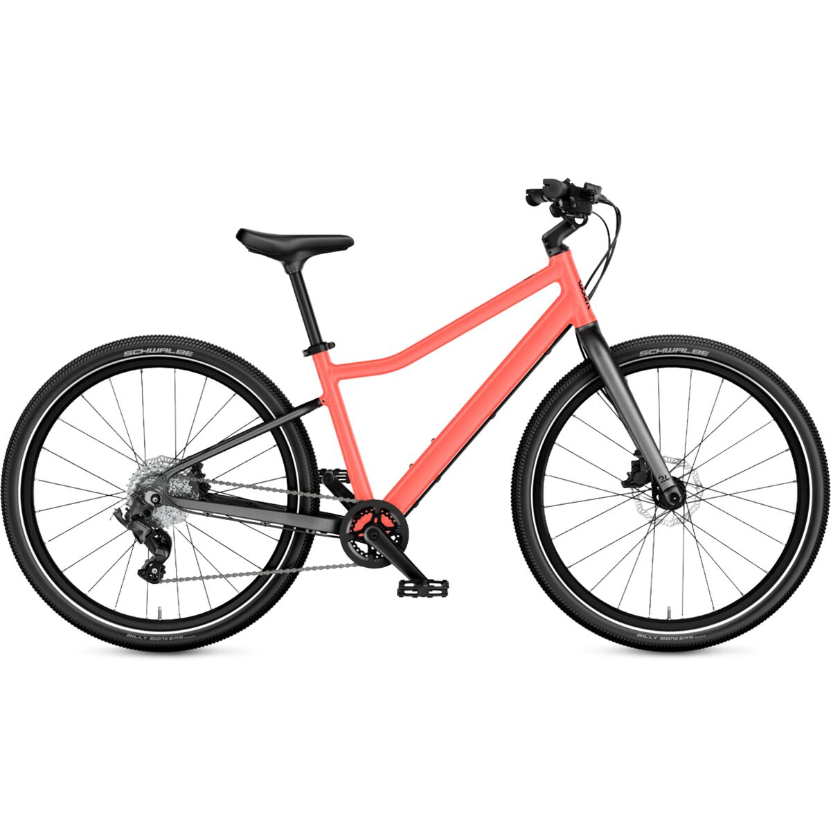 Woom EXPLORE 5 24in Bike - Kids' Neon Coral, One Size