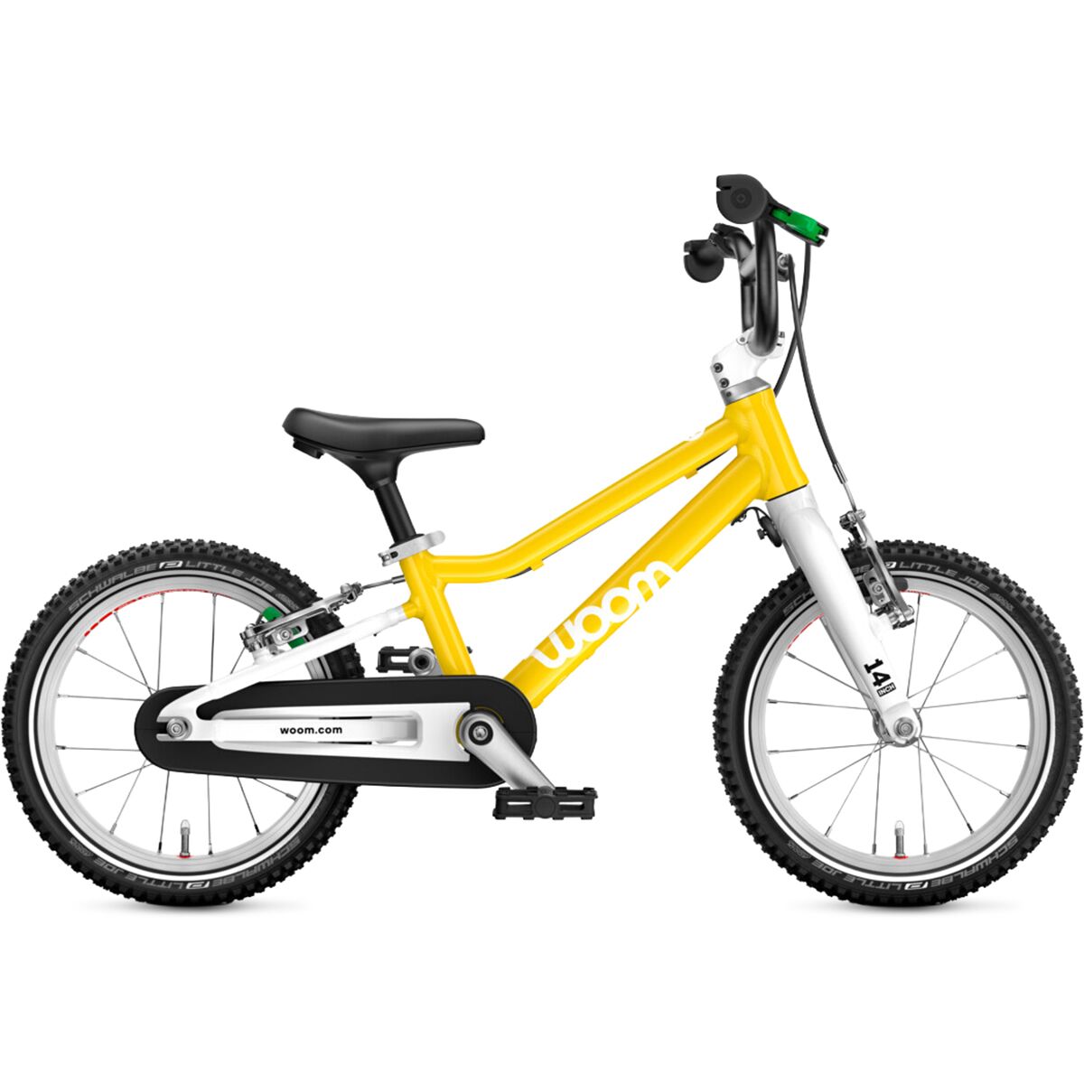 Woom GO 2 14in Bike - Kids' Vibrant Yellow, One Size