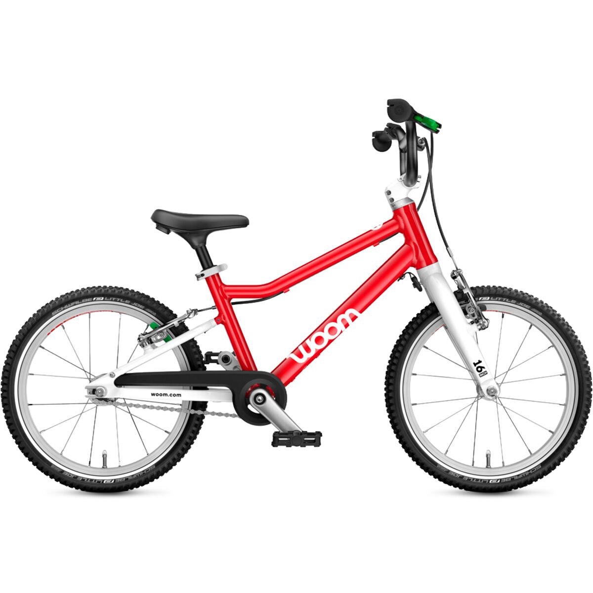 Woom Woom GO 3 16in Bike - Kids' Woom Red, One Size - $499.00 at Competitive Cyclist