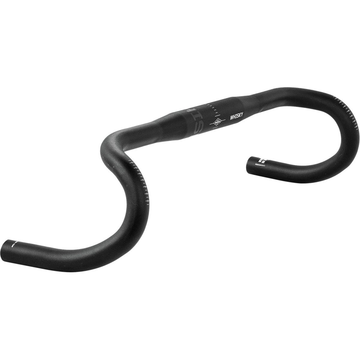 Whisky Parts Co. No.7 12F Alloy Drop Bar Matte Black, 42cm, 12 degree flare
