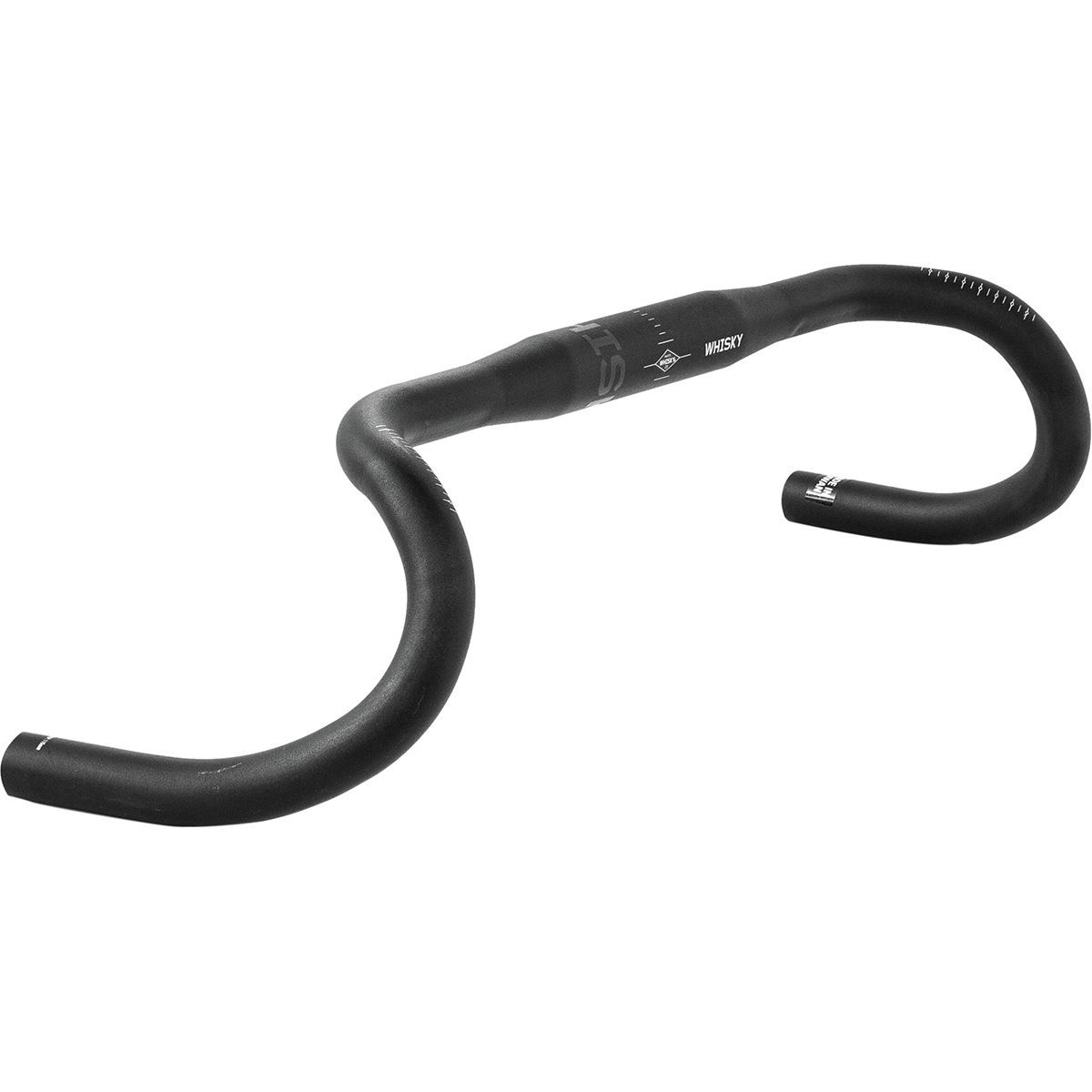 Whisky Parts Co. Whisky Parts Co. No.7 24F Alloy Drop Bar Matte Black, 42cm, 24 degree flare