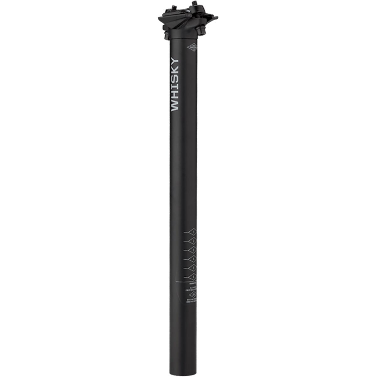 Whisky Parts Co. No.7 Alloy Seatpost Matte Black, 31.6x400, 0 offset