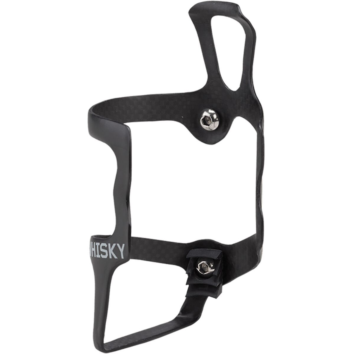 Whisky Parts Co. Carbon Bottle Cage Matte Black, Side Entry Left