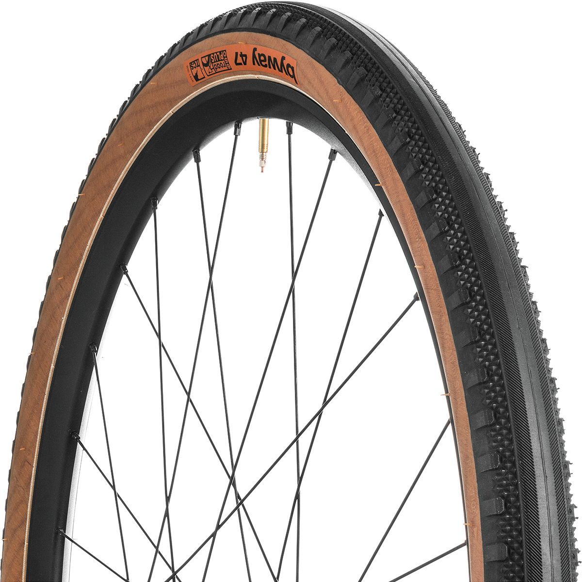 WTB Byway 650b Plus Tubeless Tire Black/Brown, 650b x 47mm