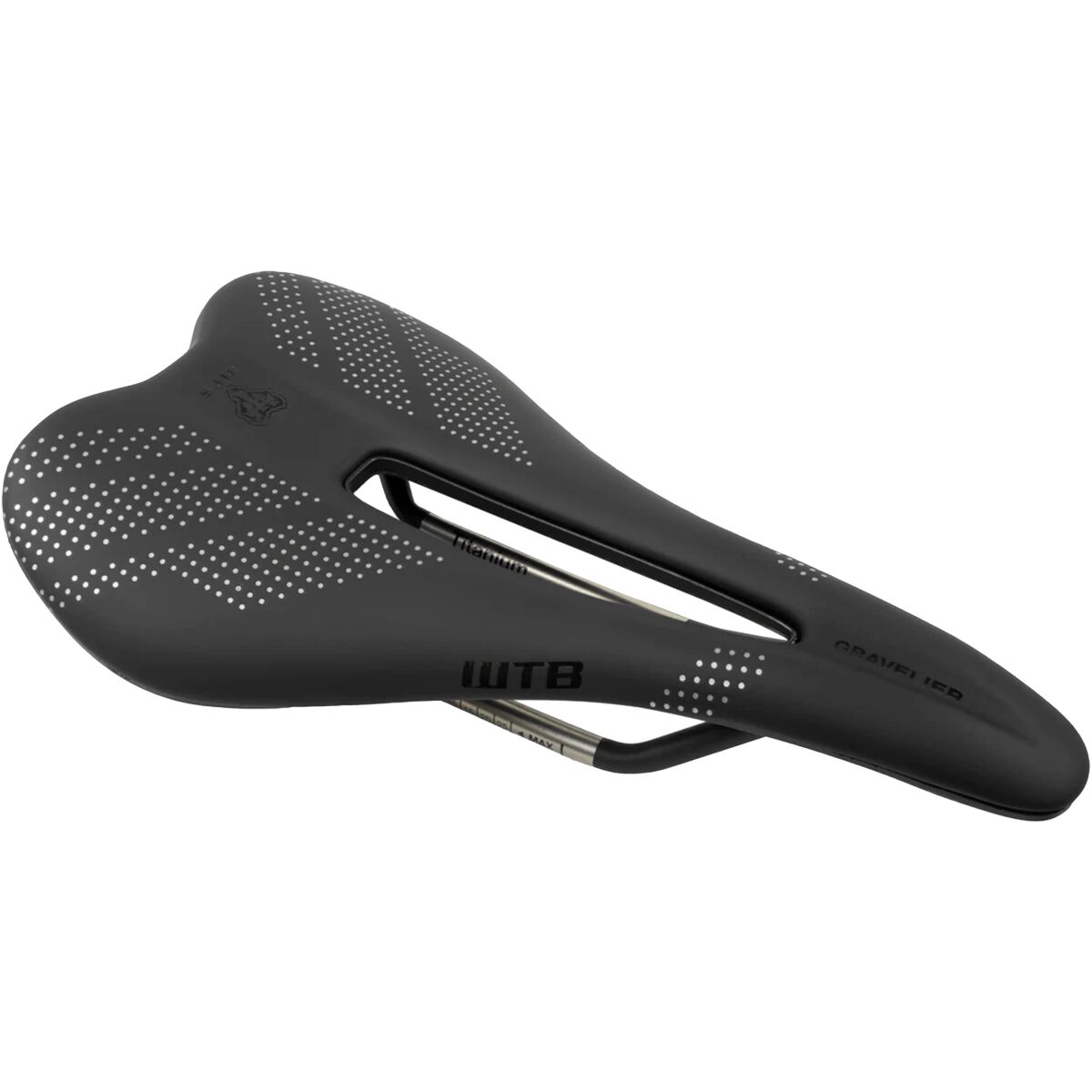 WTB WTB Gravelier Titanium Saddle Black/Black, Medium - $129.95 at Competitive Cyclist
