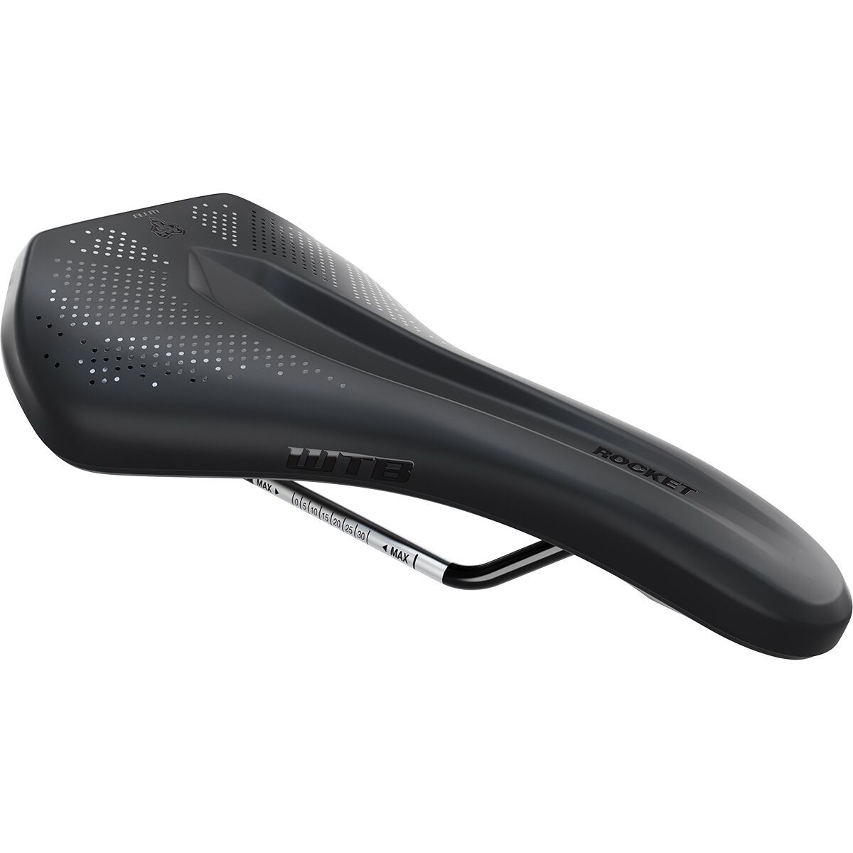 WTB Rocket Stainless Fusion Form Saddle Black, Medium