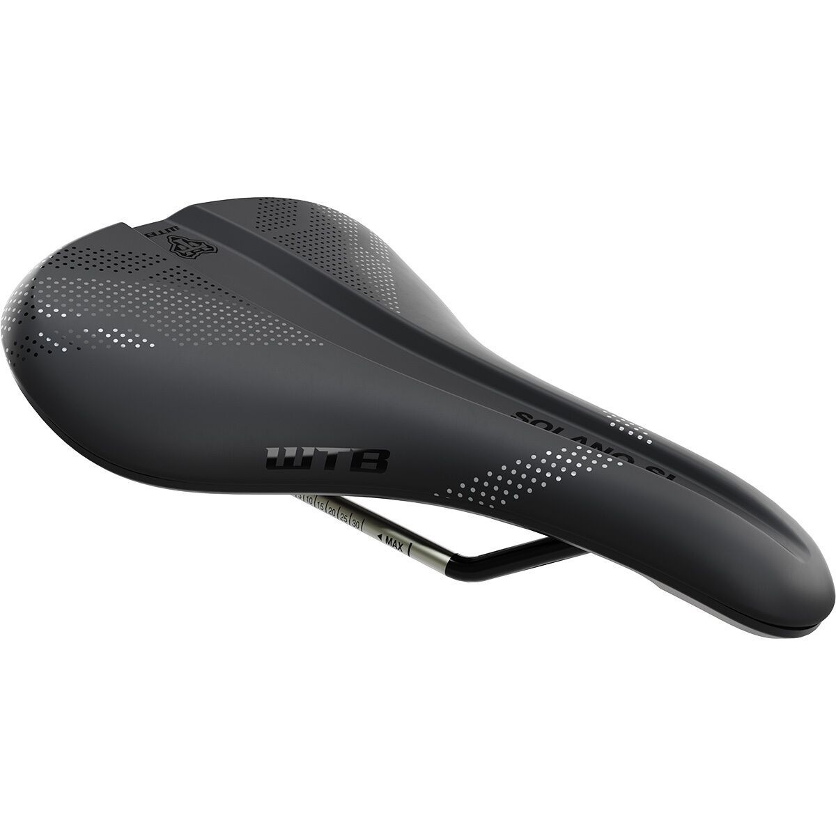 WTB Solano SL Fusion Form Titanium Saddle Black, Wide