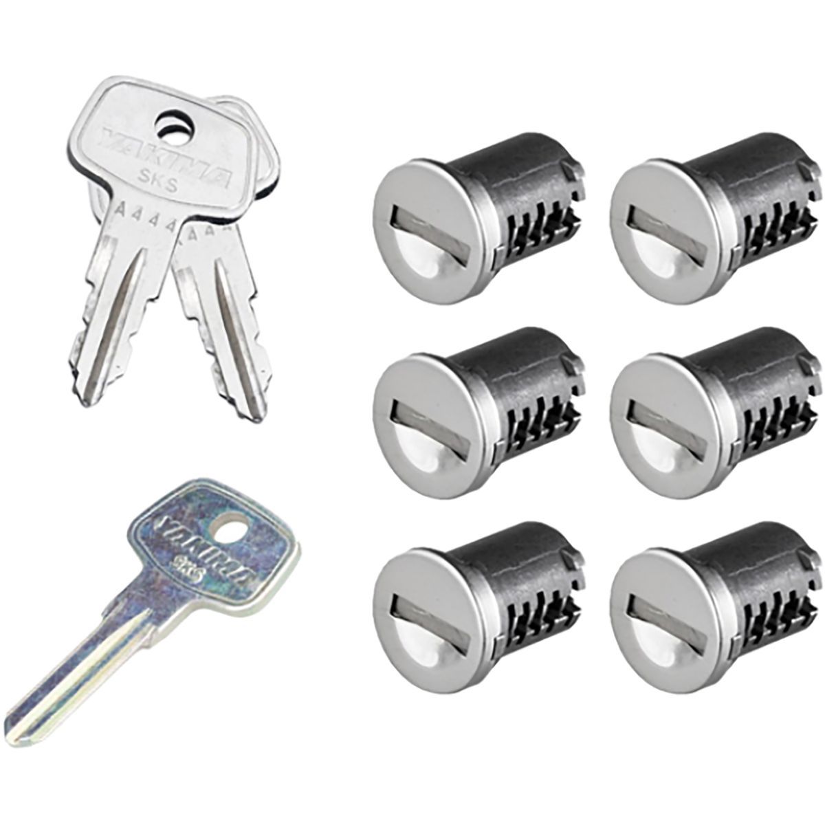 Yakima SKS Lock Cores - 6 pack One Color, 9x4x1.5