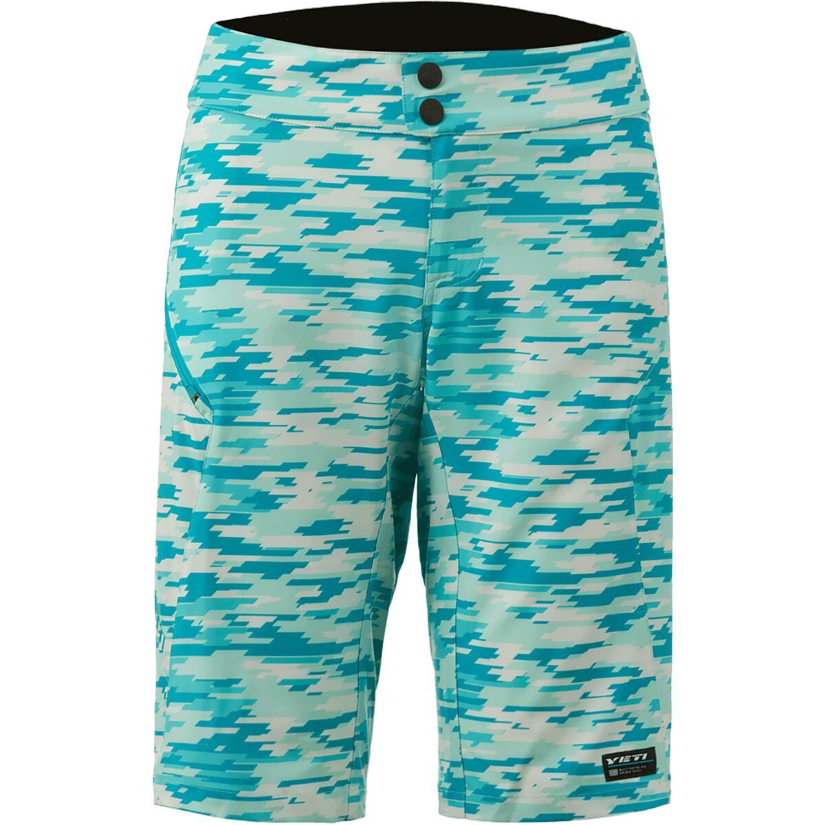 Yeti Cycles Yeti Cycles Dawson Short - Women's Turq Camo, XS