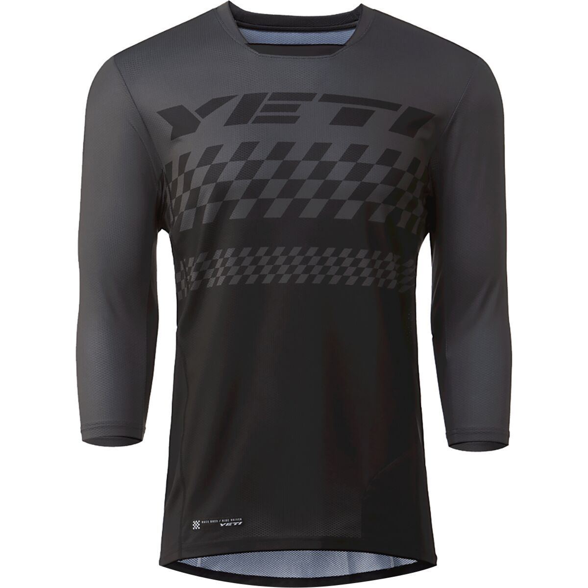 Yeti Cycles Enduro 3/4-Sleeve Jersey - Men's Black Checker, XXL