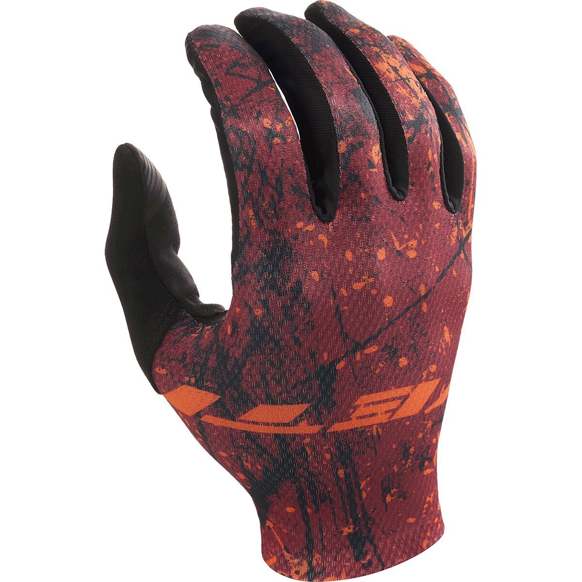 Yeti Cycles Enduro Glove - Men's Orange Splatter, M