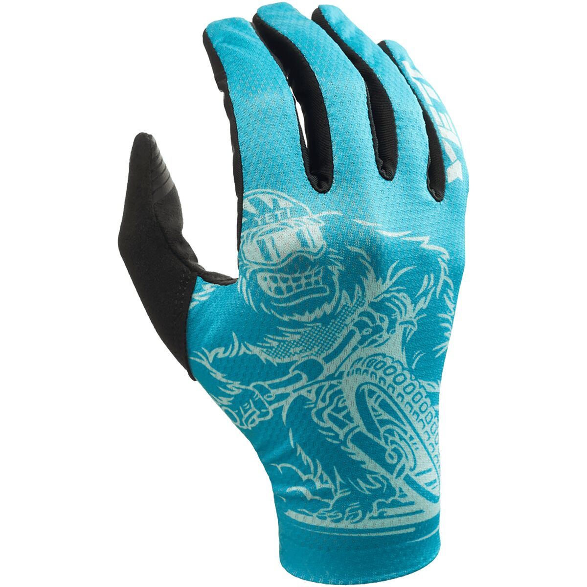 Yeti Cycles Enduro Gloves - Women's Turquoise Yeti Man, S