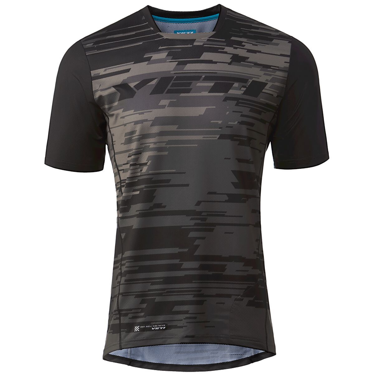 Yeti Cycles Yeti Cycles Enduro Short-Sleeve Jersey - Men's Black Splatter, M