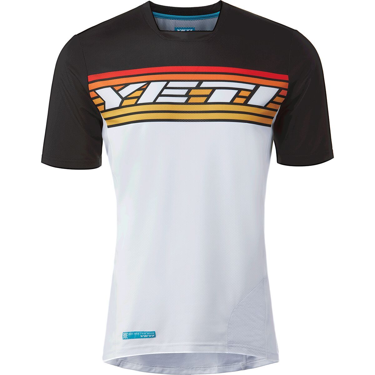 Yeti Cycles Enduro Short-Sleeve Jersey - Men's Orange Splatter, M