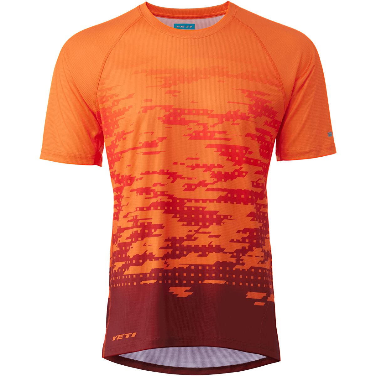 Yeti Cycles Longhorn Short-Sleeve Jersey - Men's Orange Halflight, S
