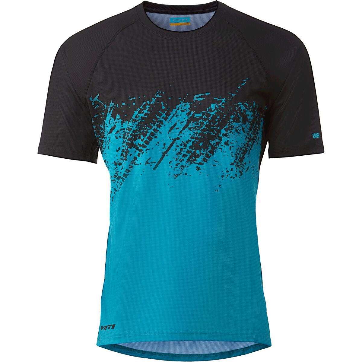 Yeti Cycles Longhorn Short-Sleeve Jersey - Men's Turq Fade, L