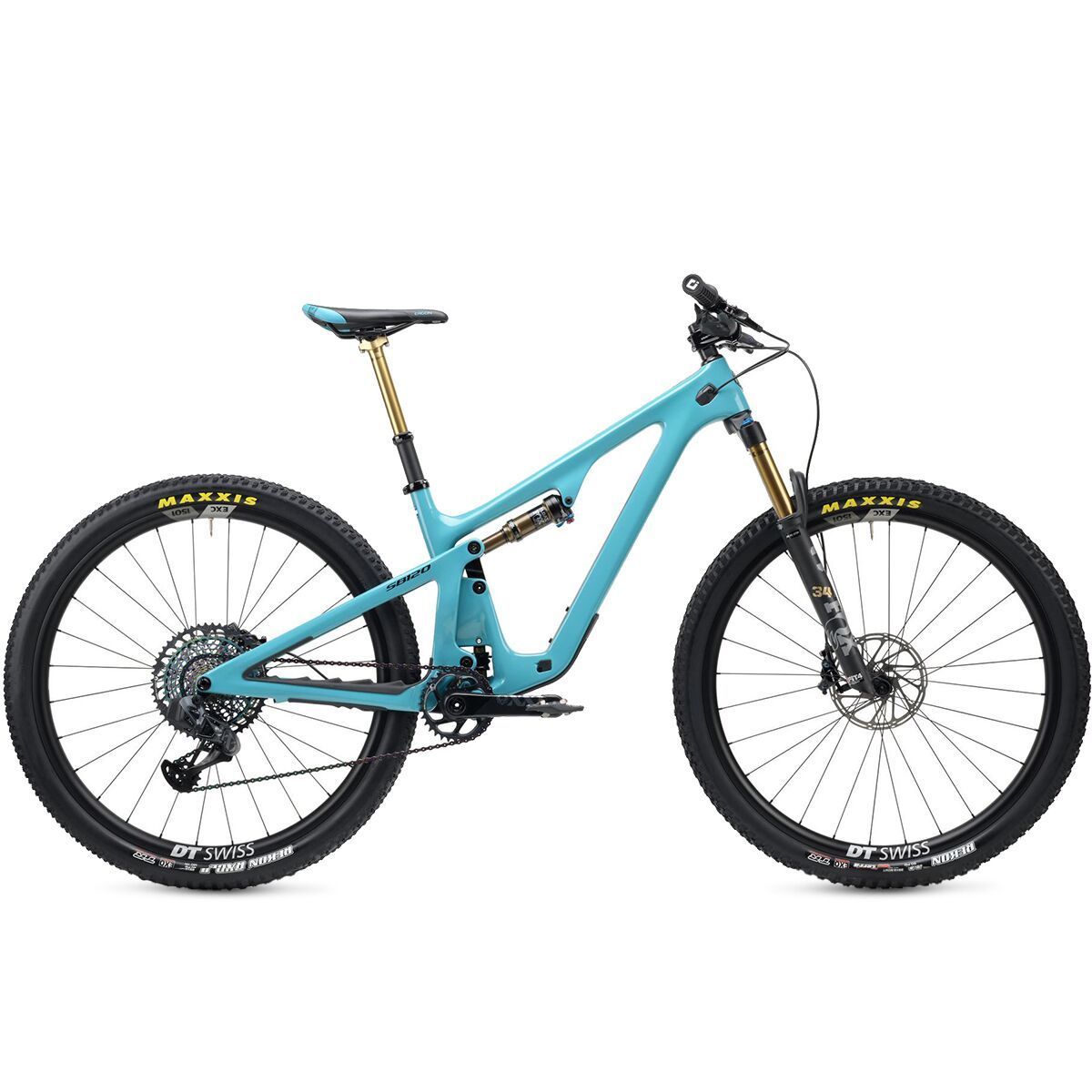 Yeti Cycles SB120 T4 XX1 Eagle AXS Carbon Wheel Mountain Bike Turquoise, M