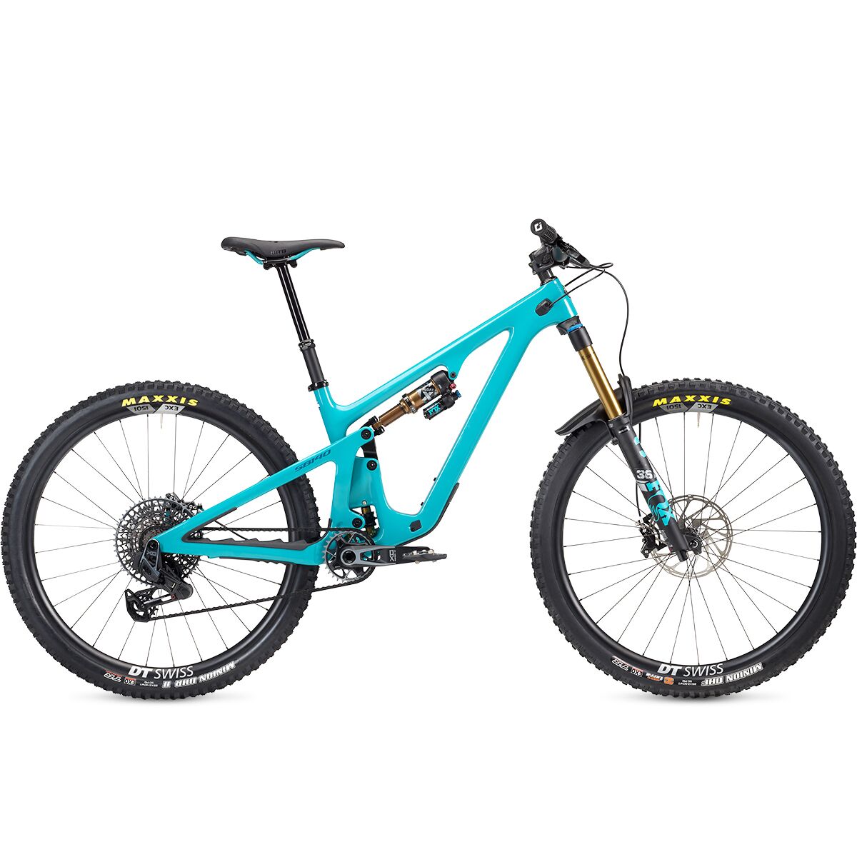Yeti Cycles SB140 T3 TLR X0 Eagle T-Type 29in Carbon Wheel Mountain Bike Turquoise, L
