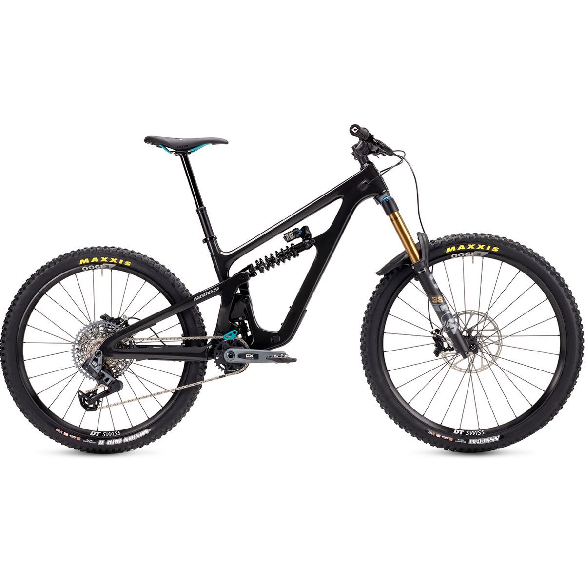 Yeti Cycles Yeti Cycles SB165 C3 GX Transmission Factory Mountain Bike - 2025 Raw Gloss, M
