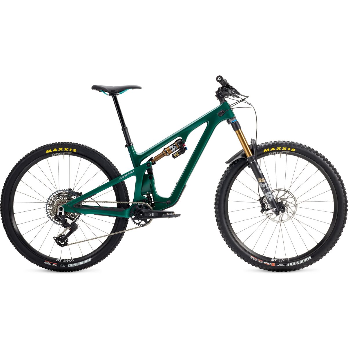 Yeti Cycles SB140 C2 Eagle 90 Factory Mountain Bike Emerald, XL