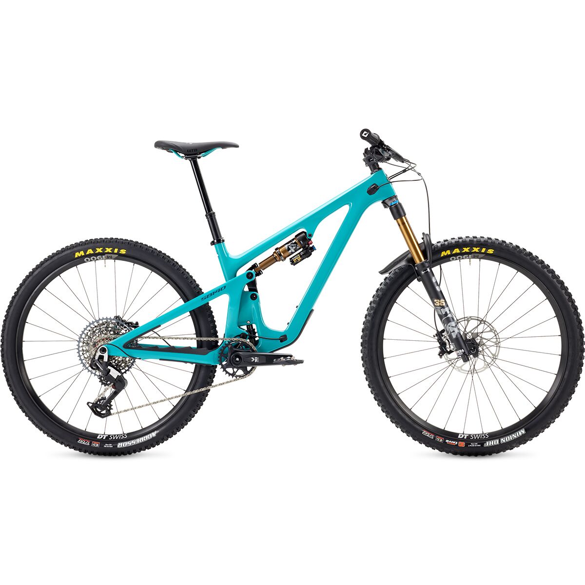 Yeti Cycles SB140 C2 Eagle 90 Factory Mountain Bike Turquoise, M
