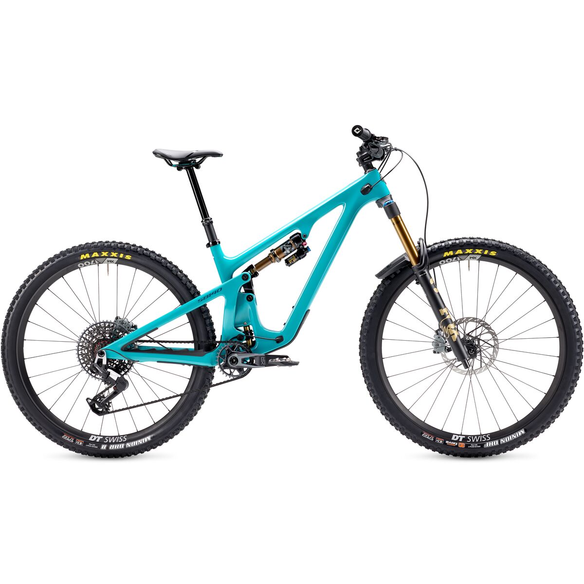 Yeti Cycles SB140 T2 Eagle 90/X0 Carbon Wheel Mountain Bike Turquoise, M