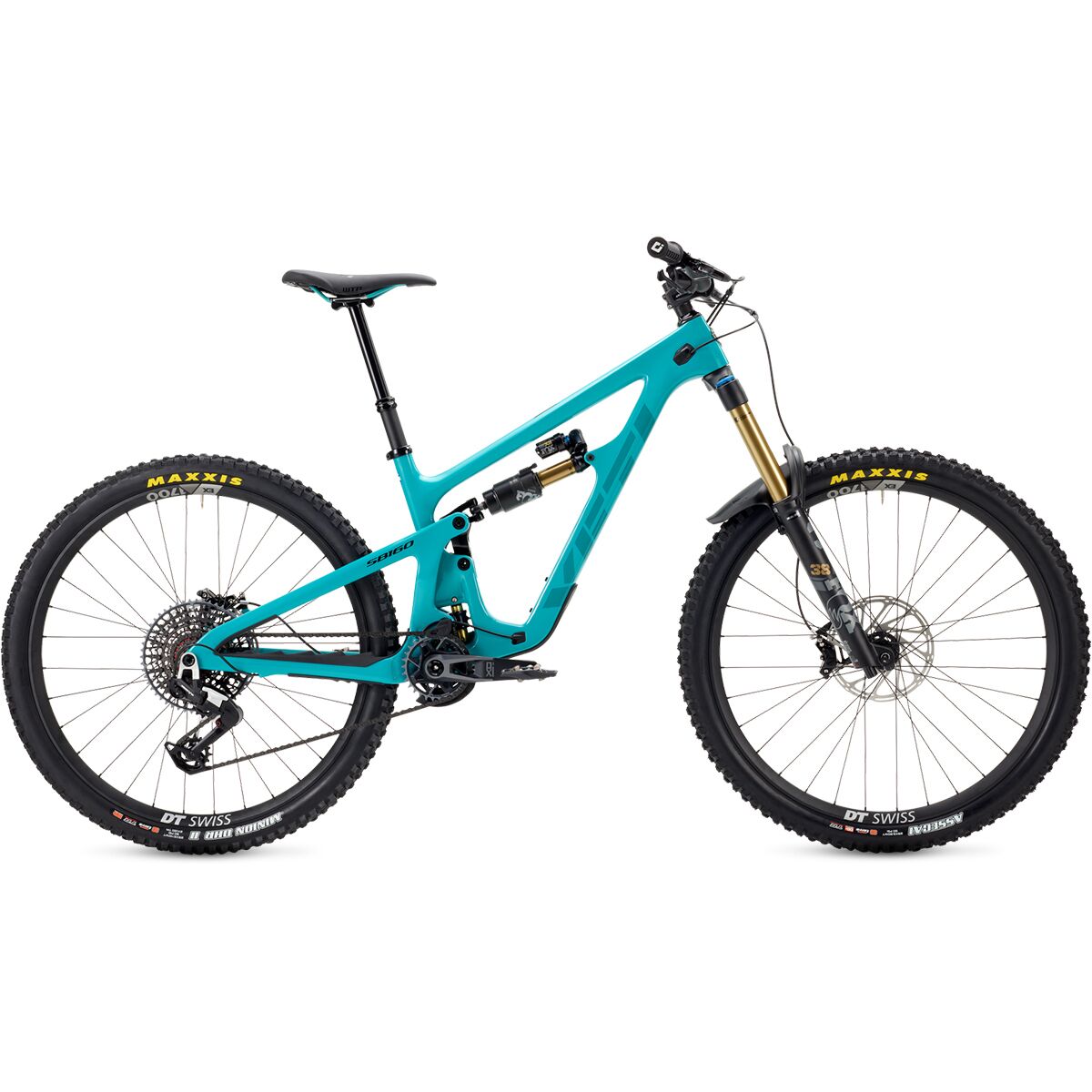 Yeti Cycles SB160 T2 Eagle 90/X0 Mountain Bike - 2025 Turquoise, L