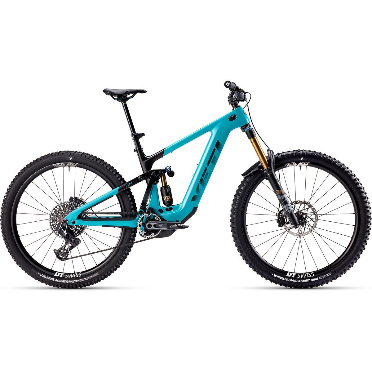 Yeti Cycles Lte T3 X0 Transmission Carbon Wheel E-Bike Turquoise, M