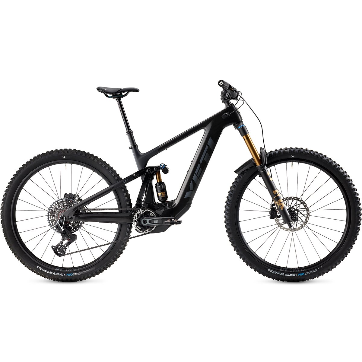 Yeti Cycles LTe X0 Transmission Carbon Wheel E-Bike Raw/Grey, S