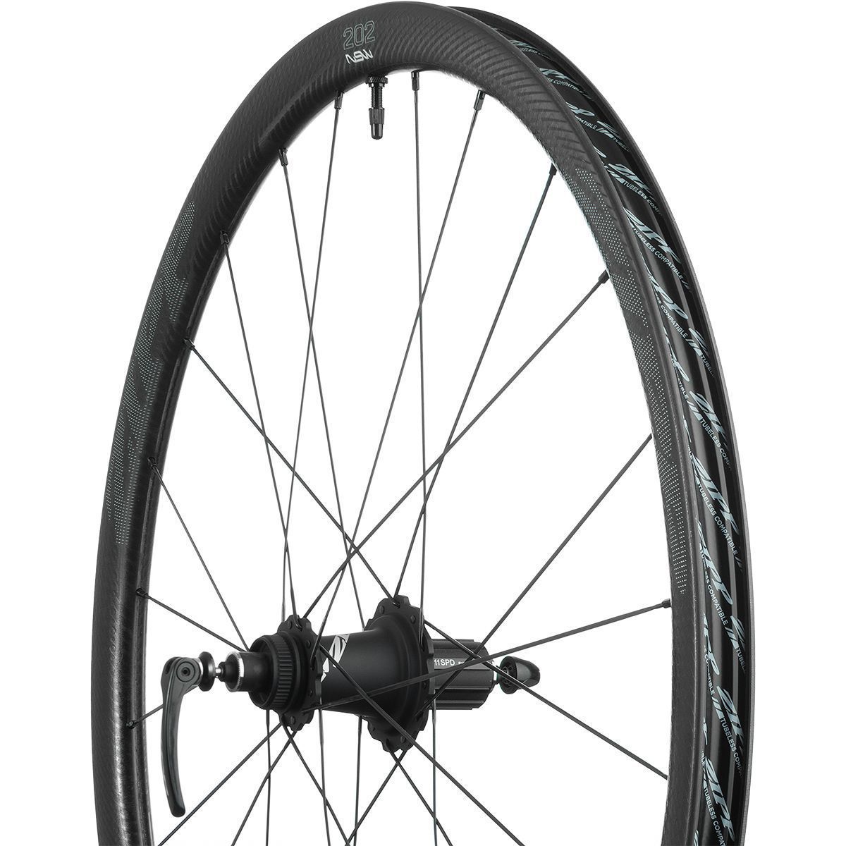 Zipp 202 NSW Carbon Disc Brake Road Wheelset - Tubeless