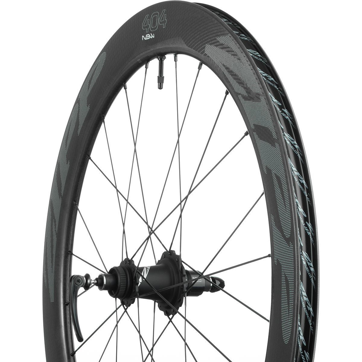 Zipp 404 NSW Carbon Disc Brake Road Wheelset - Tubeless - Components