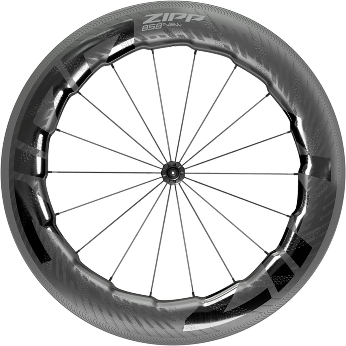 Zipp 858 NSW Carbon Disc Brake Wheel Tubeless Components