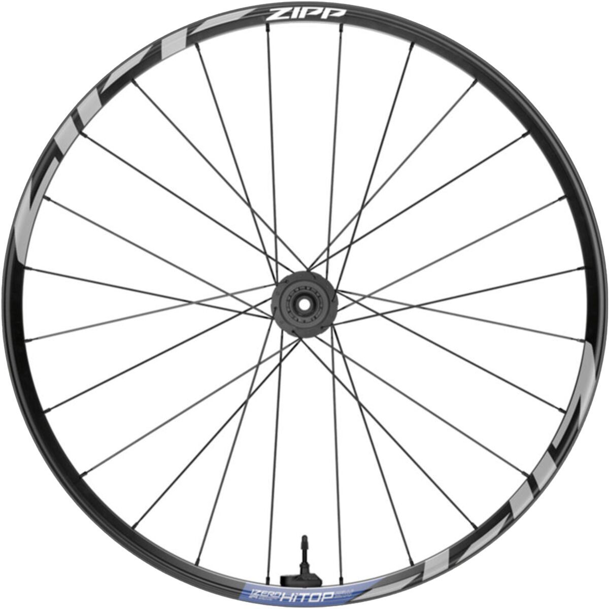 Zipp 1ZERO HITOP SW Carbon Wheel - 29in Blue, Front, 15X110