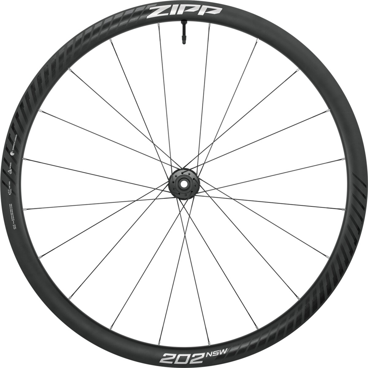 Zipp 202 NSW Carbon Disc Brake Wheel - Tubeless - Components